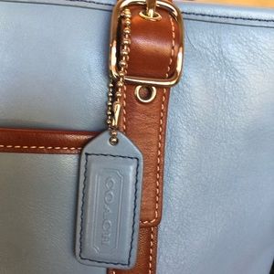 Coach bag with 9” handles